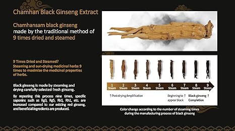 CHAMHAN BLACK GINSENG EXTRACT PREMIUM 500G (250G X 2) MADE IN KOREA