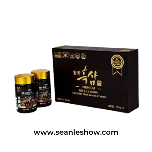 CHAMHAN BLACK GINSENG EXTRACT PREMIUM 500G (250G X 2) MADE IN KOREA