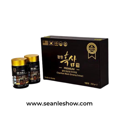 CHAMHAN BLACK GINSENG EXTRACT PREMIUM 500G (250G X 2) MADE IN KOREA